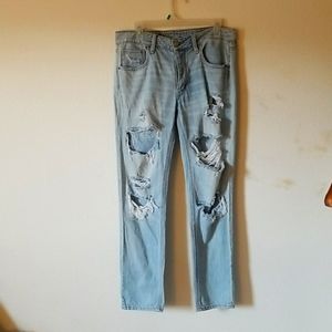 American Eagle ripped jeans